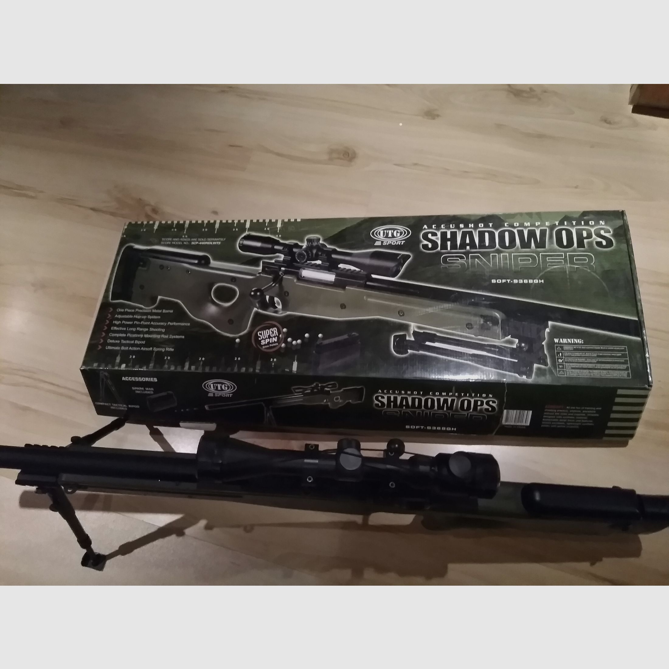 sehr schönes softair Gewehr Shadow OPS sniper