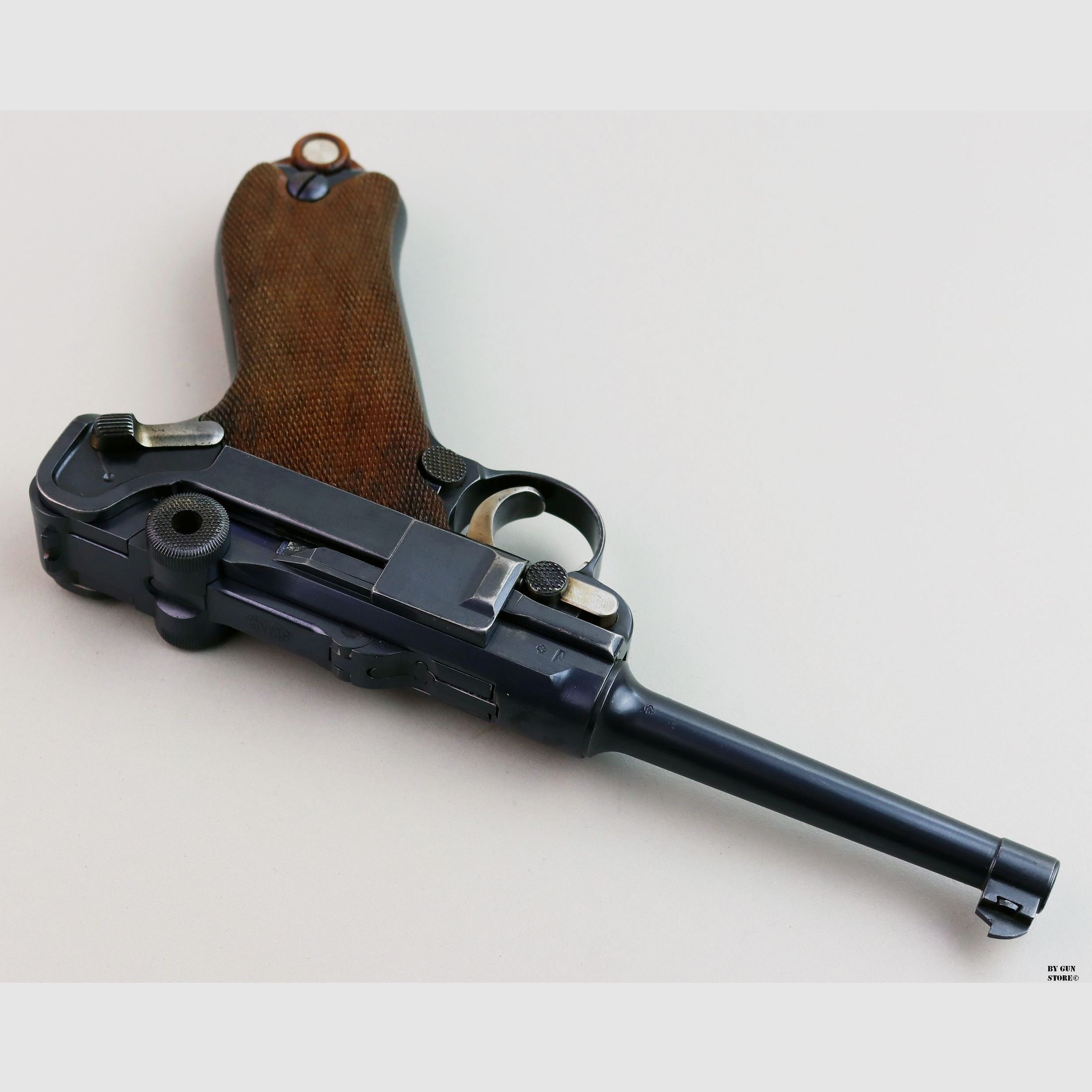 Pistolet Luger DWM mod. 1900/06 Militaire Croce nel Sole cal. 7,65 Parabellum numéro de série 6469, image 5 sur 9