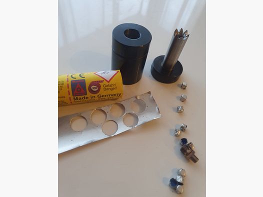 hacer capsulas #11 para revólveres de percusión con molde de capsulas