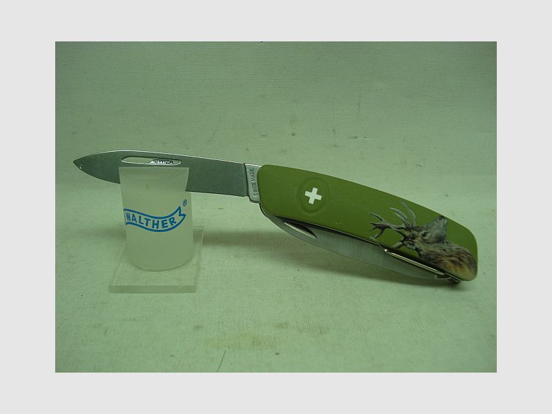 SWIZA Messer, Hirschmotiv - 440, Sicherheitsarretierung,