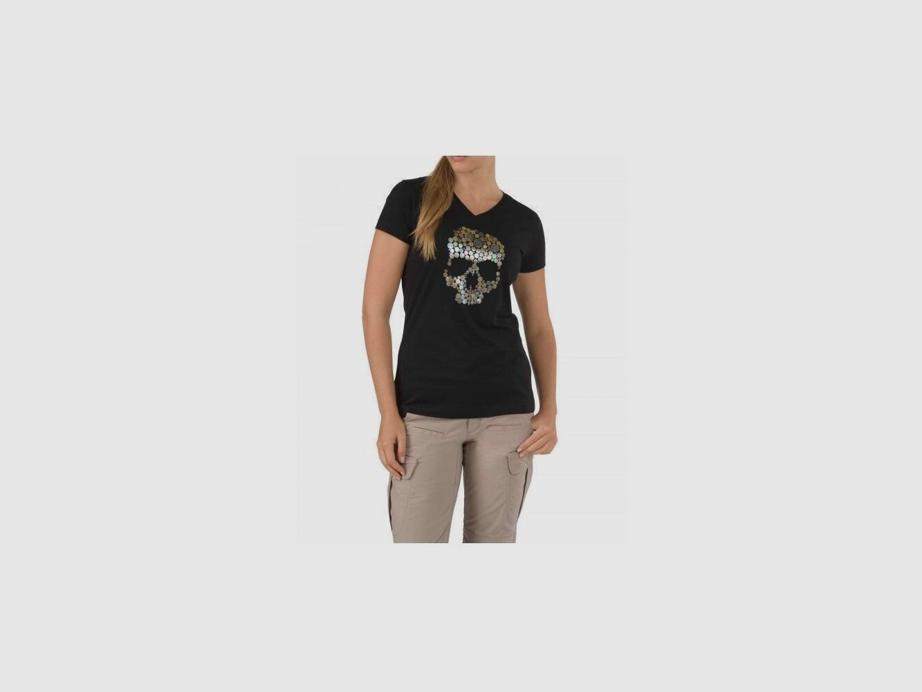 5.11 Womens Skull Kaliber T-Shirt Freizeit Damen