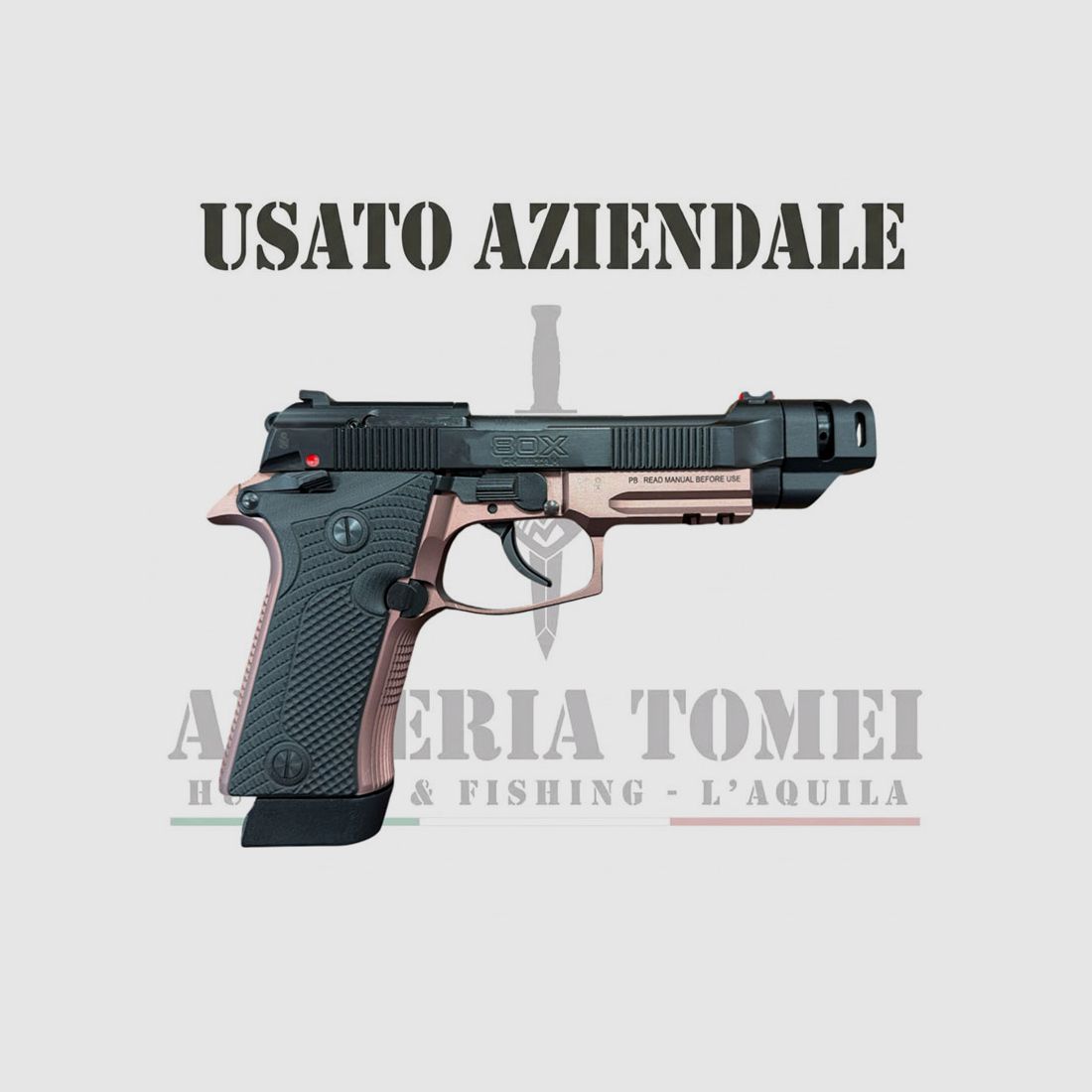 USATO – PISTOLA – BERETTA MOD. 80X CHEETAH TACTICAL SPECIAL EDITION cal. 9 CORTO, immagine 2 di 4