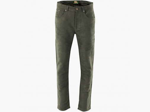 OS Trachten Hombre Aspecto de Cuero (oliva) | 48