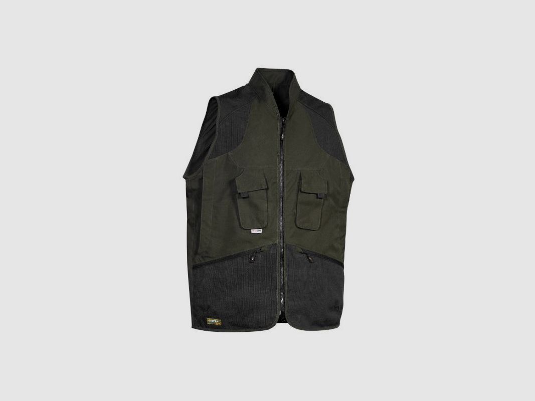Cofra Groene Gilet Model Wulfen Art. V324-0-03 COFRA, afbeelding 2 van 8