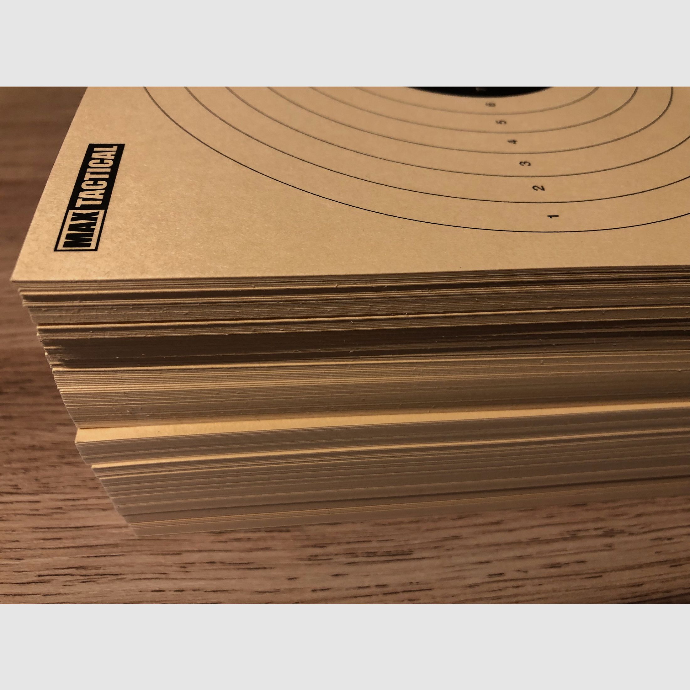 Max Tactical special cardboard target sheets, 17 x 17 cm, 204 pieces left