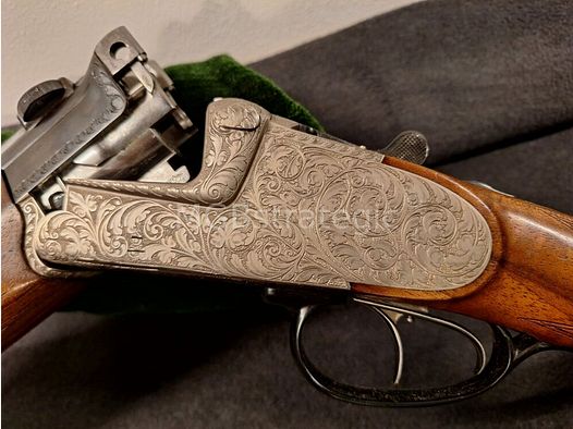 Fucile a doppia canna Krieghoff Ulm con sistema a chiusura laterale - Cannocchiale Zeiss