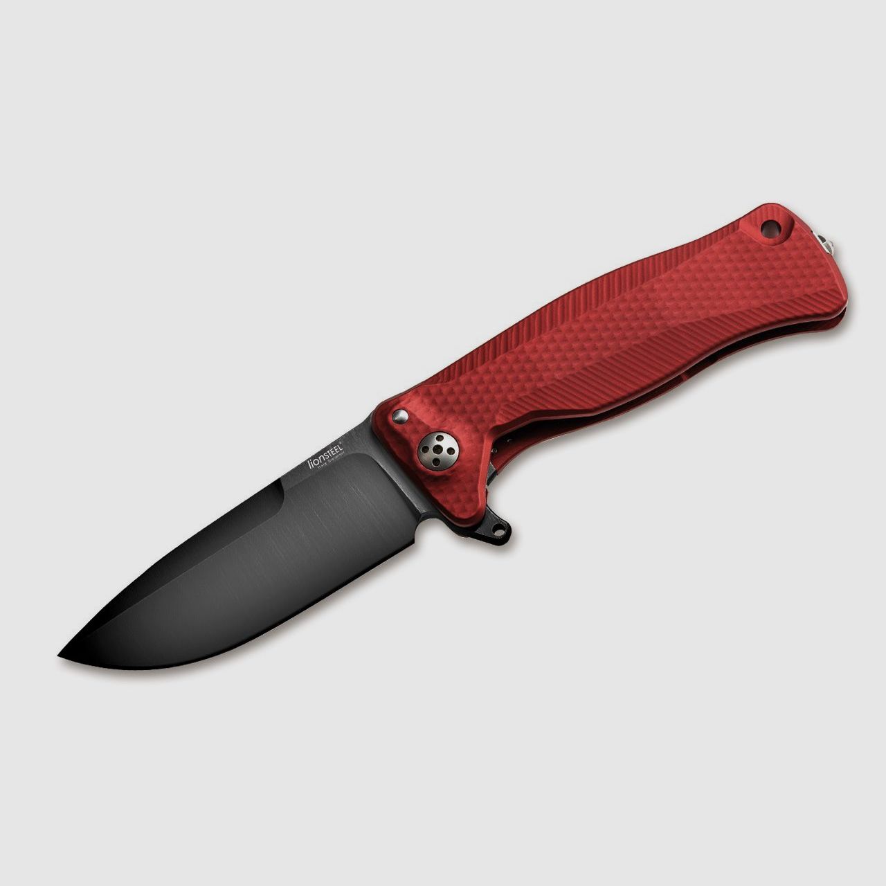 Taschenmesser SR22 Aluminium Red Black