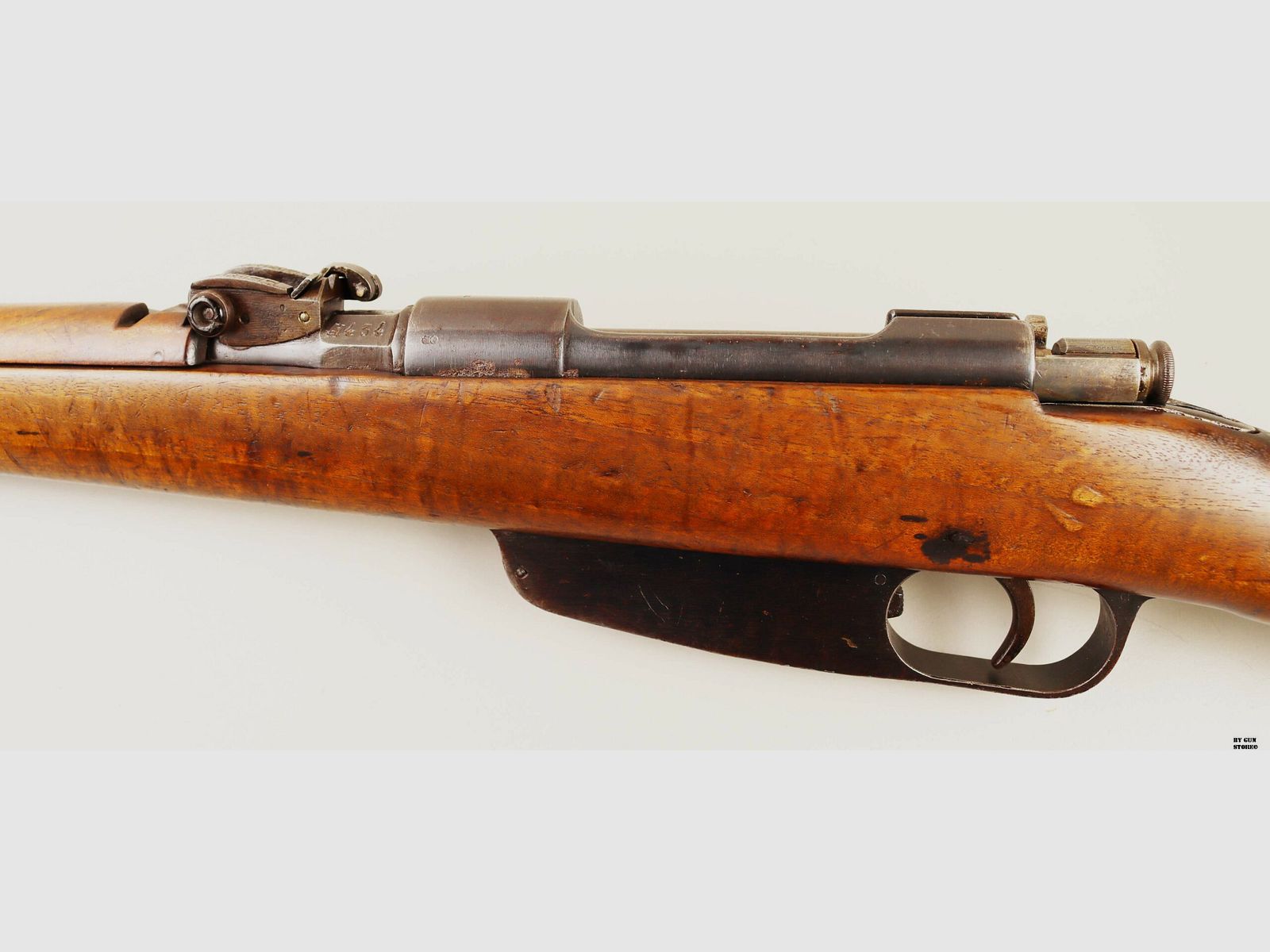 Geweer Carcano mod. 91TS NVC NAPOLEONE e VITTORIO CASTELLI cal. 6,5×52 matr. A434, afbeelding 3 van 14
