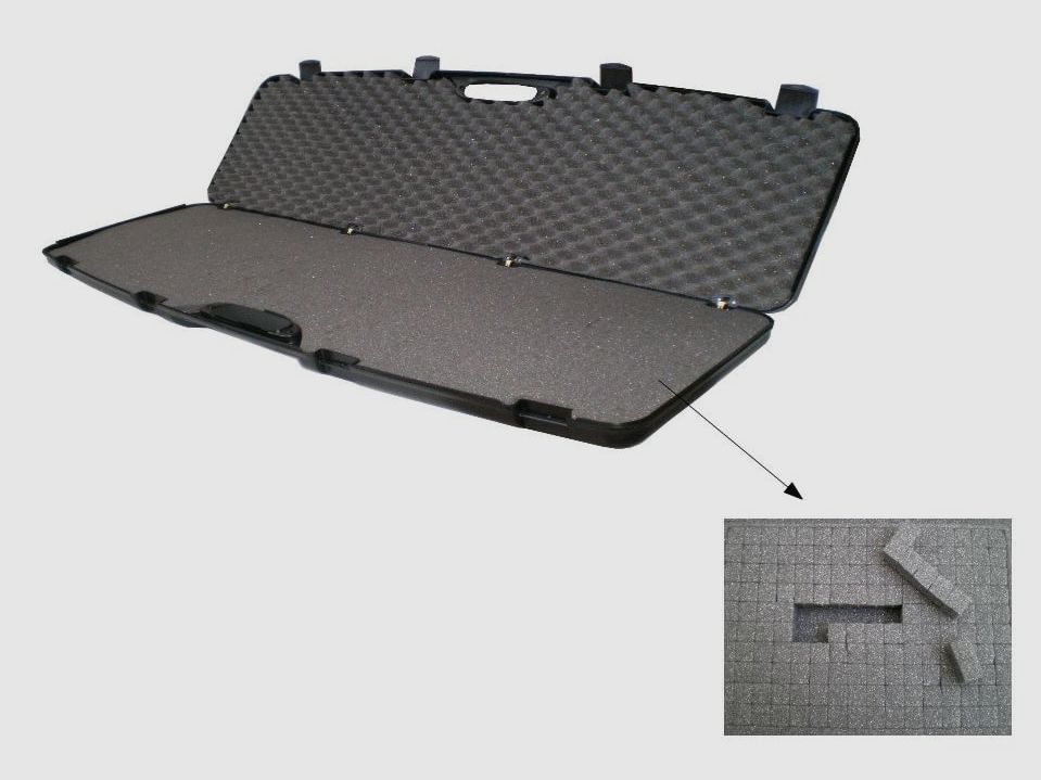 5etta Waffenkoffer 140x30x11, anpassbar