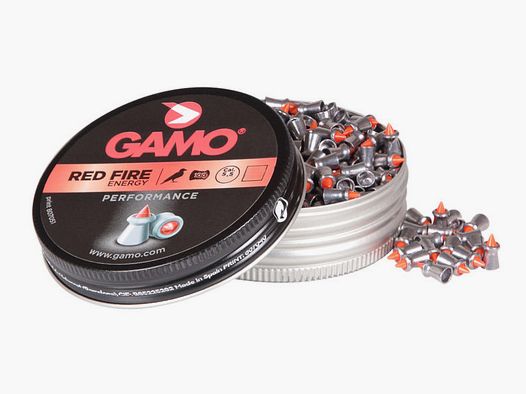 Hohlspitz Diabolos Gamo Red Fire Performance Kaliber 5,5 mm 1,0 g glatt rote Spitze 100 StĂĽck