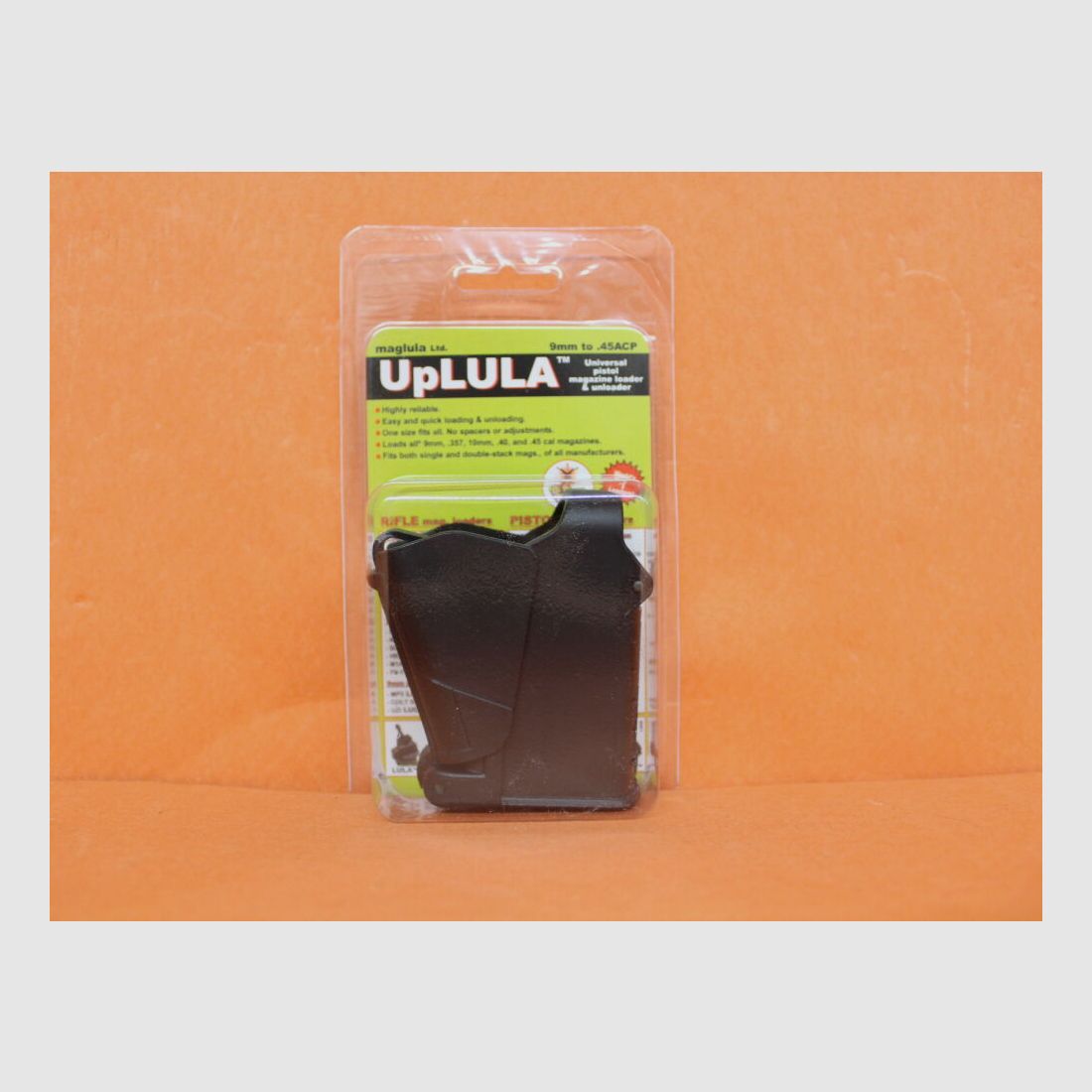 Maglula Maglula UpLULA (UP60B): Cargador/descargador para cargadores de pistola de 9 mm a .45Auto BLK, imagen 1 de 2