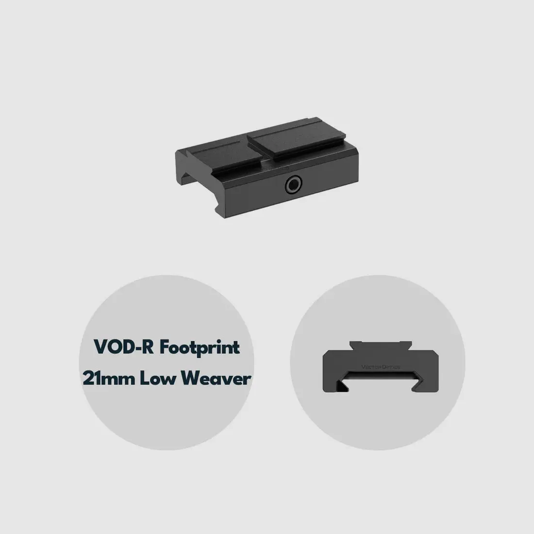 Vector Optics SCFRM-14 VOD Low Mount – 6 mm Picatinny, imagen 1 de 5