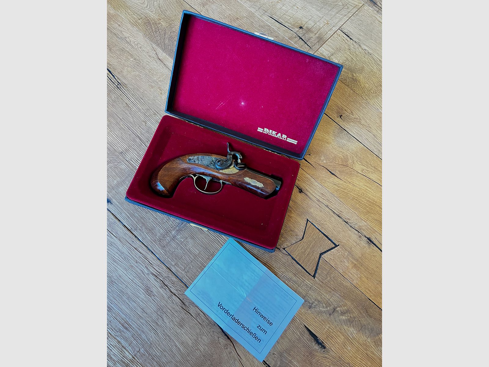 DIKAR Spagna Derringer Philadelphia .45 Cal Fucile a retrocarica Deringer