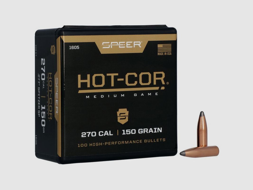 SPEER Hot-Cor SSP Geschoss – .277″ – 150 grains