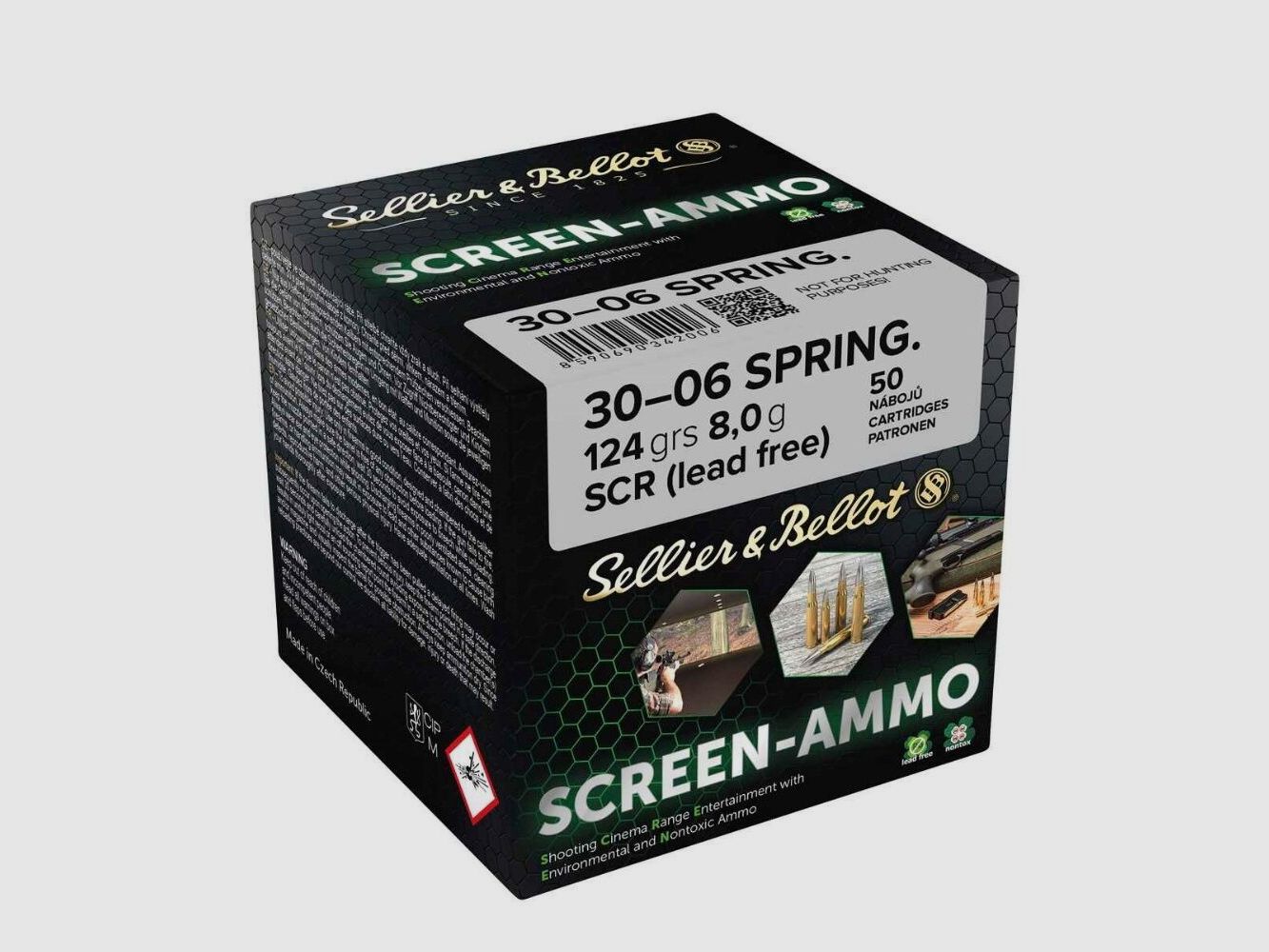 Sellier & Bellot Screen SCR Cynk 124grs. .30-06Spring