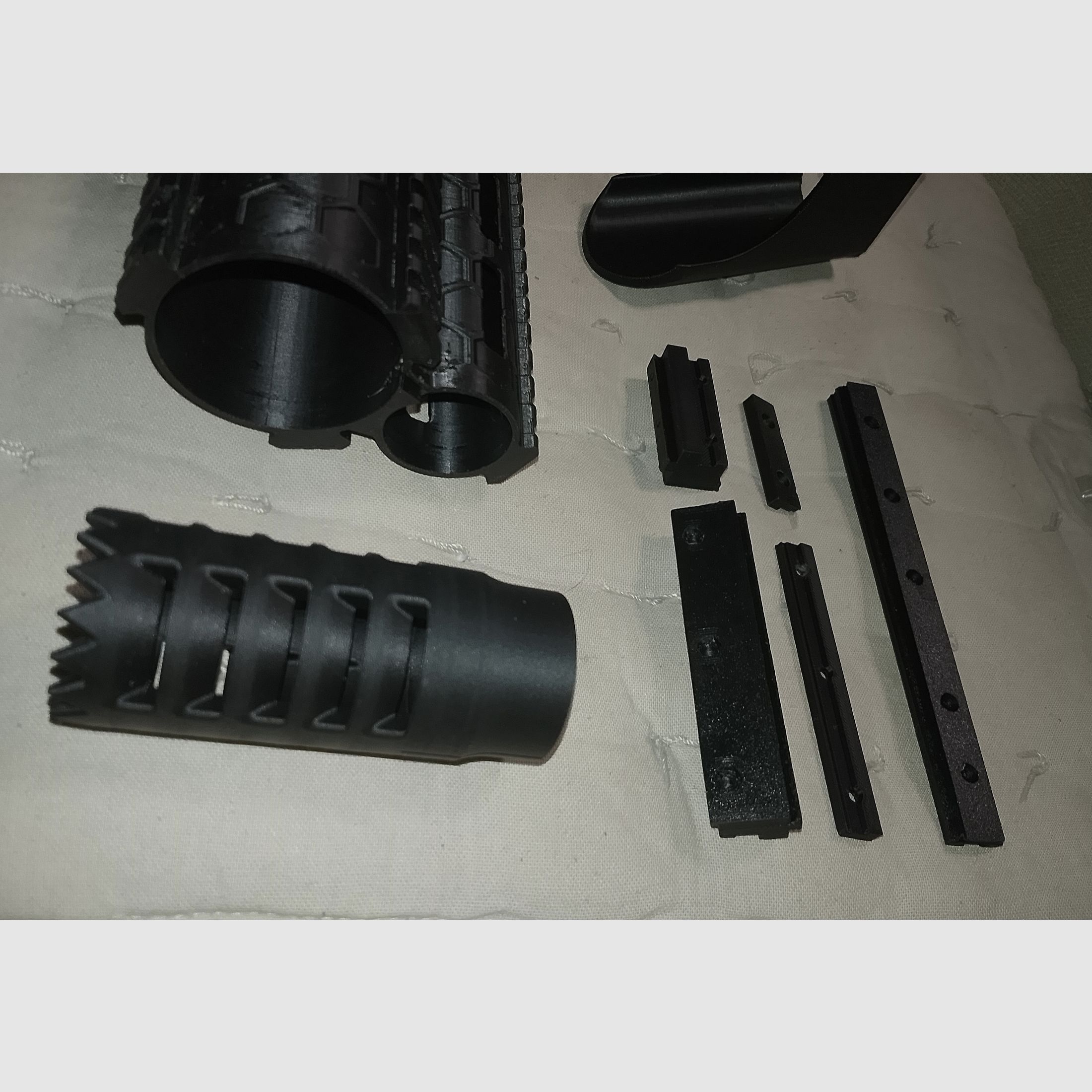 Aea HP max. gran conjunto de piezas de tuning, aumento de caña de impresión 3D, adaptador de montaje de riel Picantinny, cobertura de visualización de disparo único, freno de boca, etc.