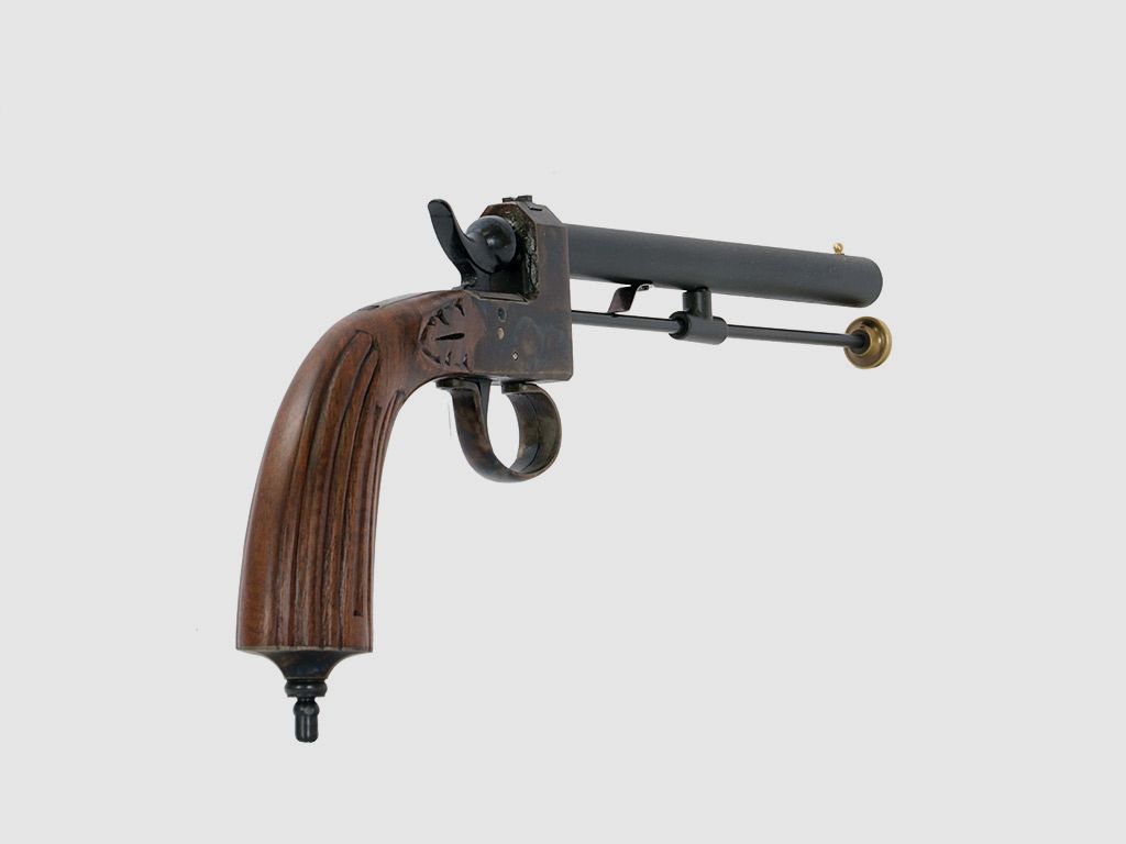 Perkussions Vorderladerpistole Pedersoli Zimmer Zimmerpistole Kaliber 4,5 mm (P18)