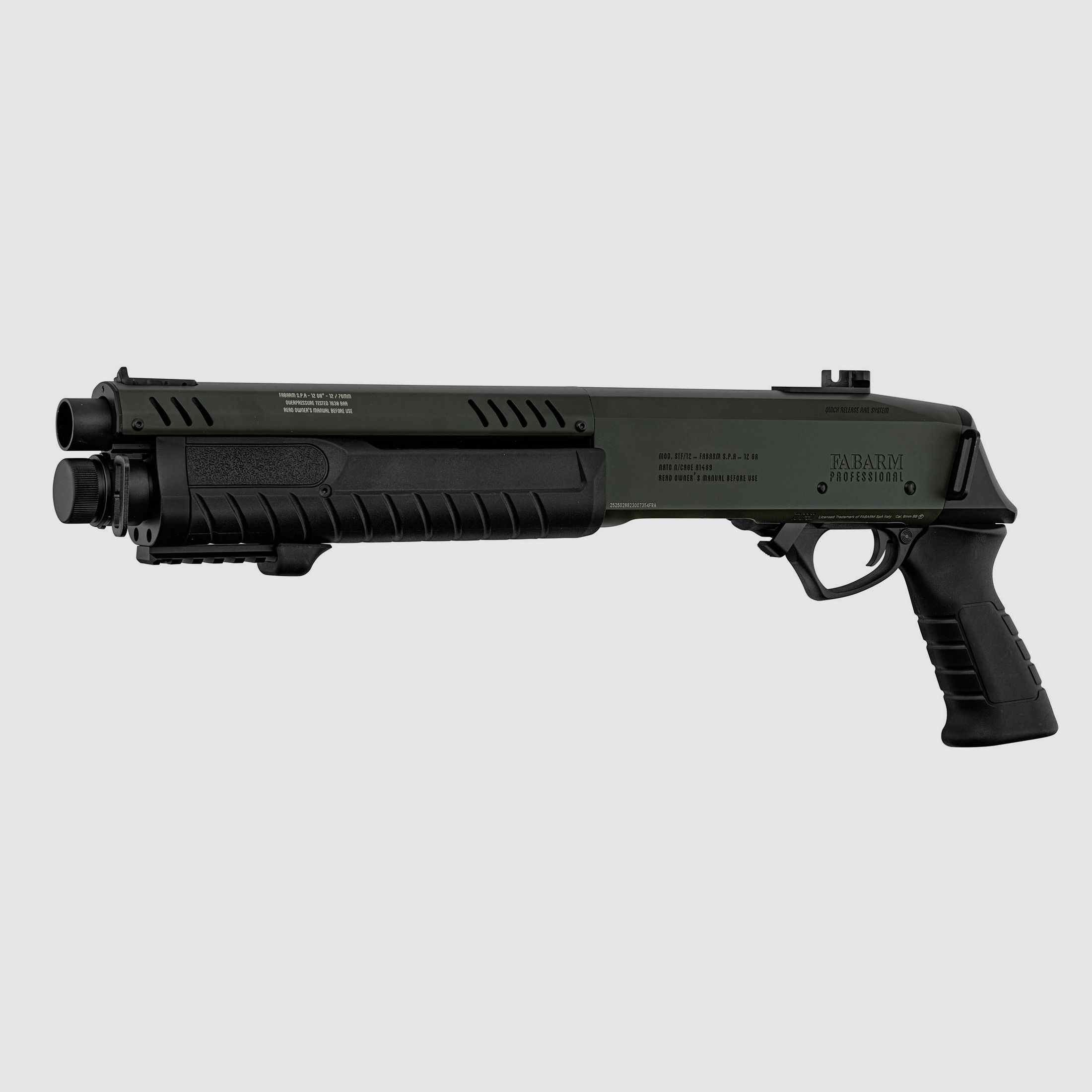 FABARM STF12 Initial court OD Vert 6mm - Airsoft Gaz Non BlowBack, image 3 sur 12