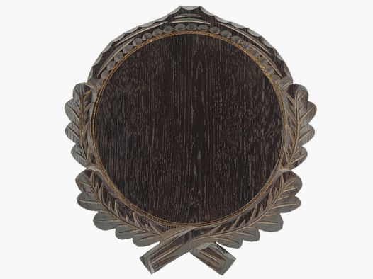 Carved boar shield, dark