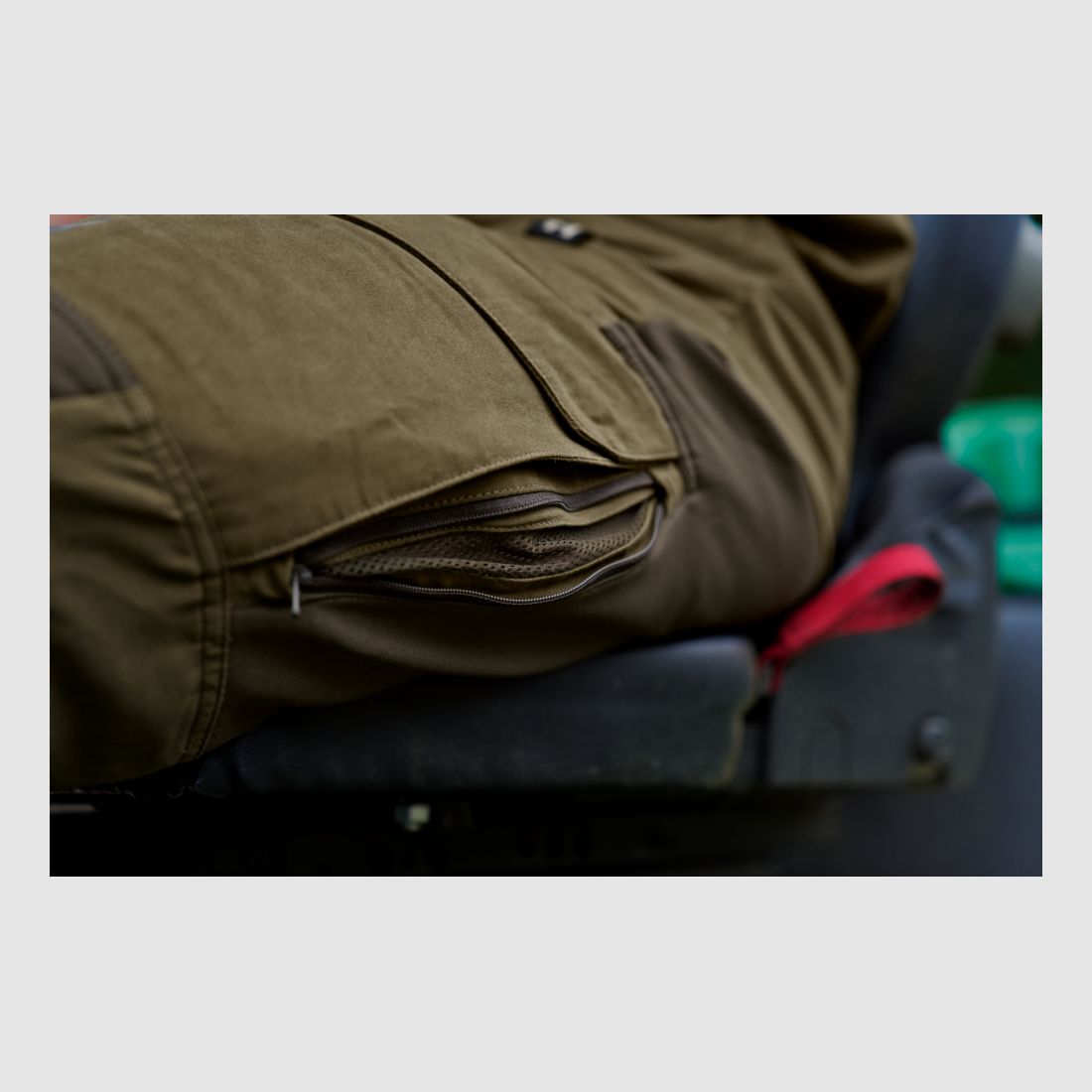 Pantalones Härkila Scandinavian Dark olive/Willow green, imagen 5 de 10