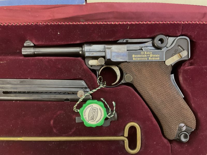 Pistole Mauser Parabellum Kaiserreich Russland 70Jahre im Kaliber 9mmLuger SNR 006 von 250 Stück