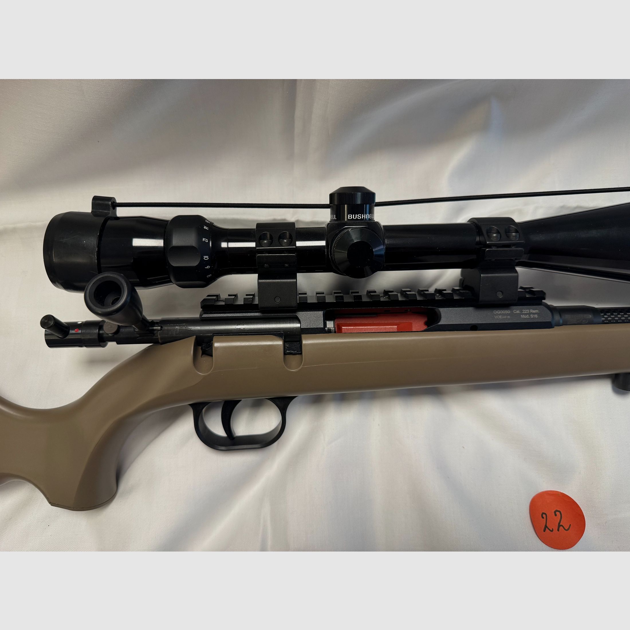 Voere S16 .223 Rem. – Bolt-action rifle Cat. C + Bushnell scope – Inherited firearm Vorarlberg, image 4 of 5