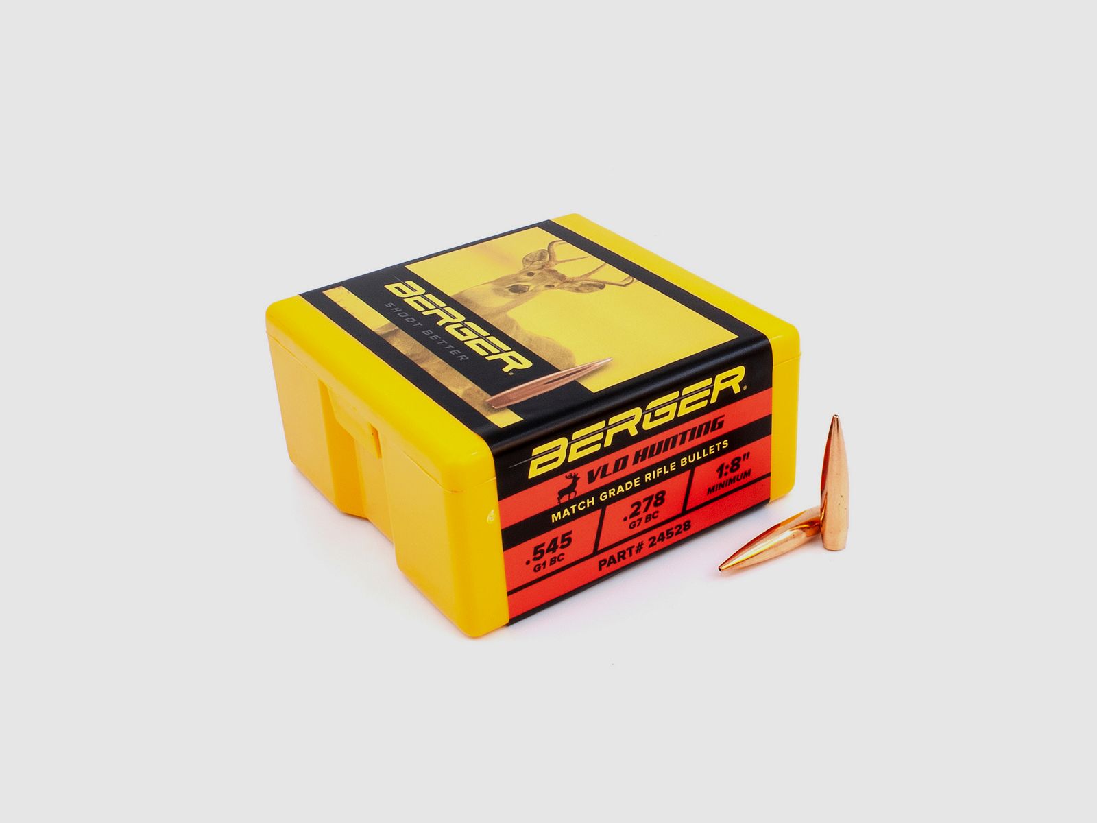 Proiettile Berger 6mm/.243 VLD Hunting 105GR 100 Pezzi