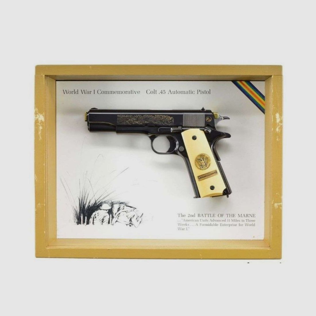 Colt 1911 WWI Slag bij Marne Kal.45ACP, afbeelding 2 van 2