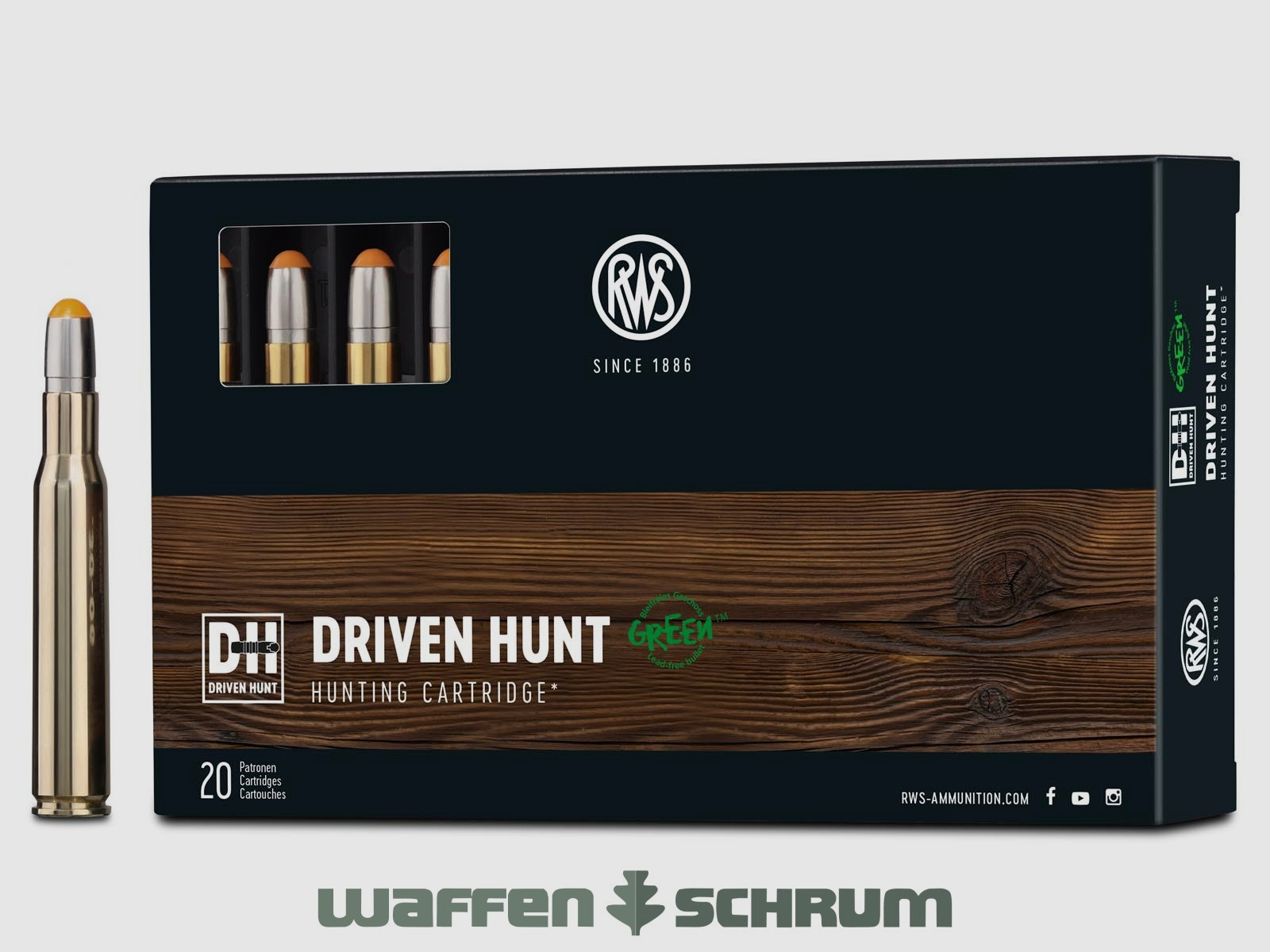 RWS Driven Hunt 10.7g - 165gr .30-06Spring