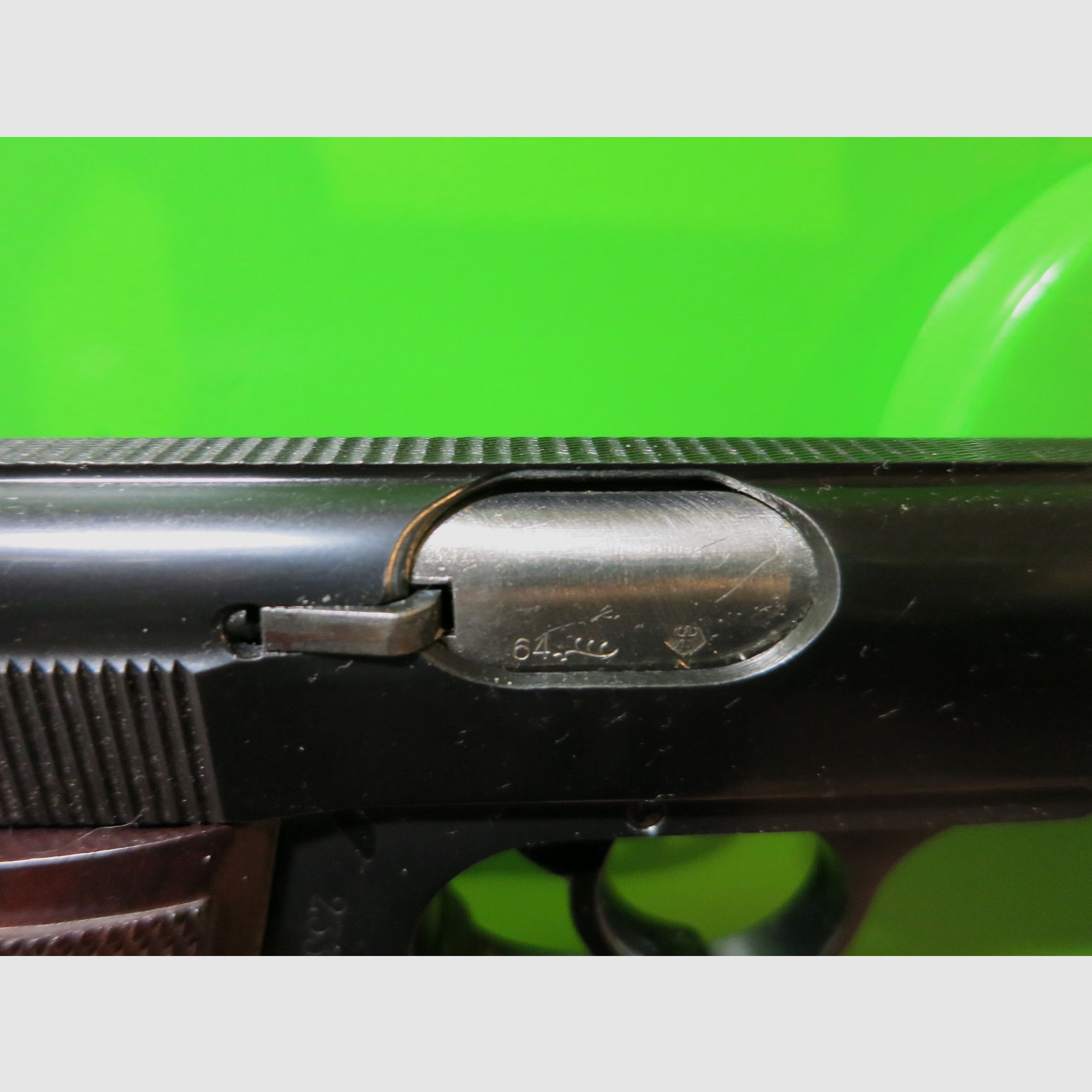 Walther PP « Pistolet de police », .22lr pistolet d'entraînement, plaquettes en bois       #39, image 9 sur 11