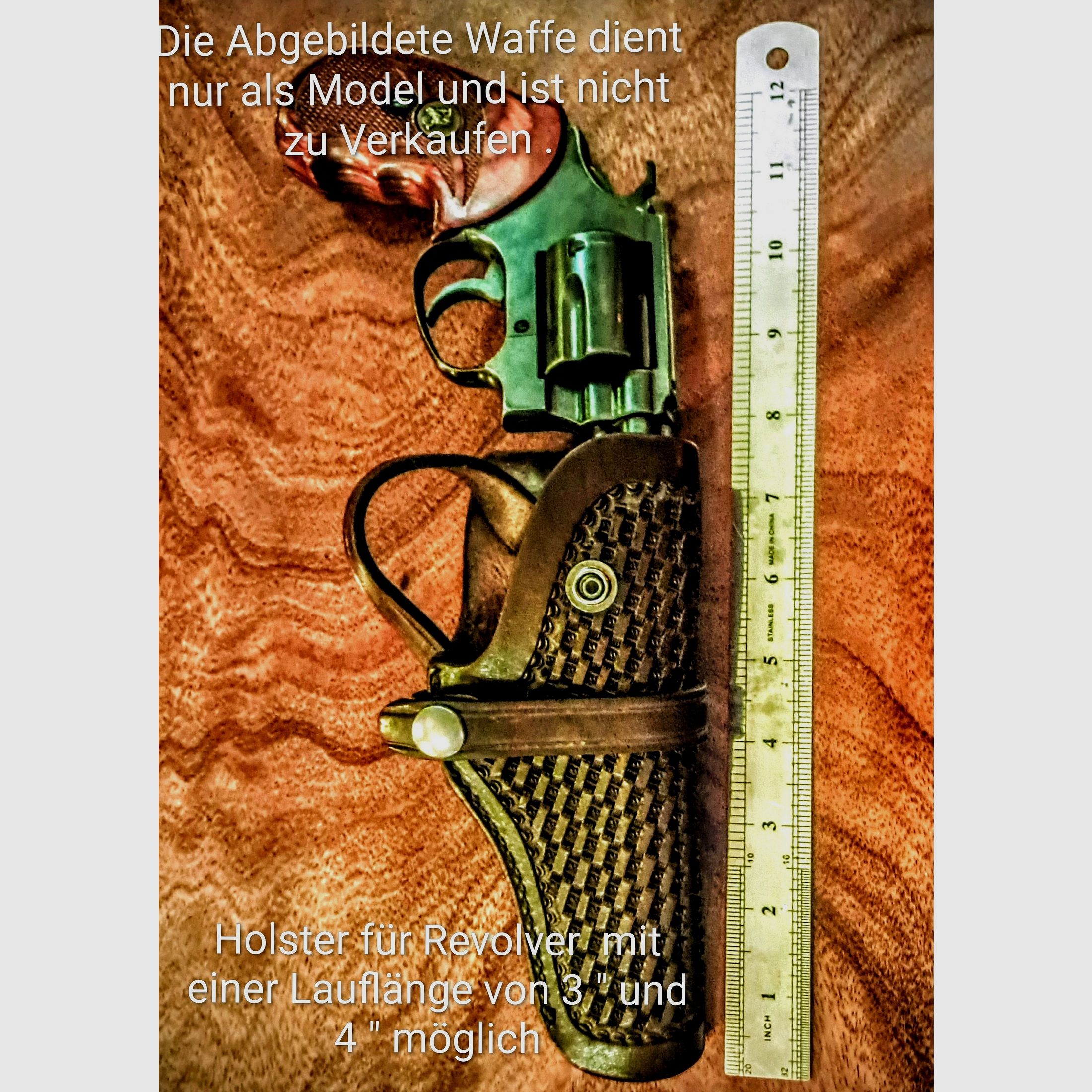 Revolverholster / Neu / Viking # 78 / aus dickem Leder