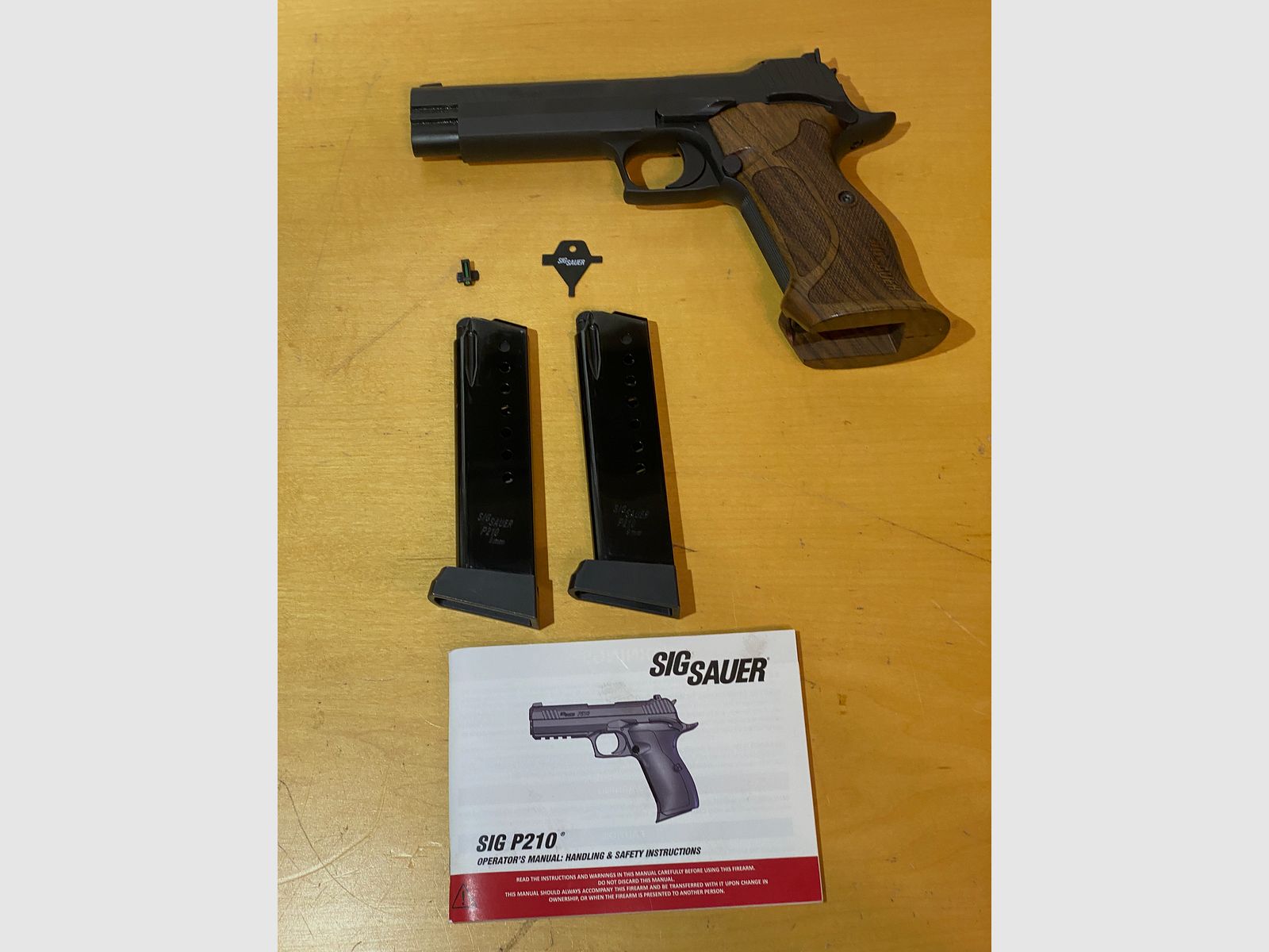 Sig Sauer P210 Target, 9mm Luger, Top Zustand, -Schnäppchen-