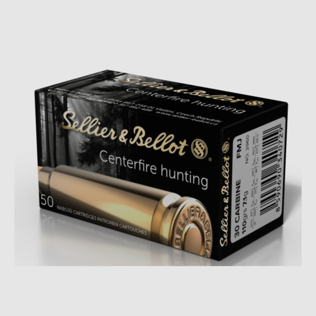 30 Carbine S&B FMJ 110gr VE50