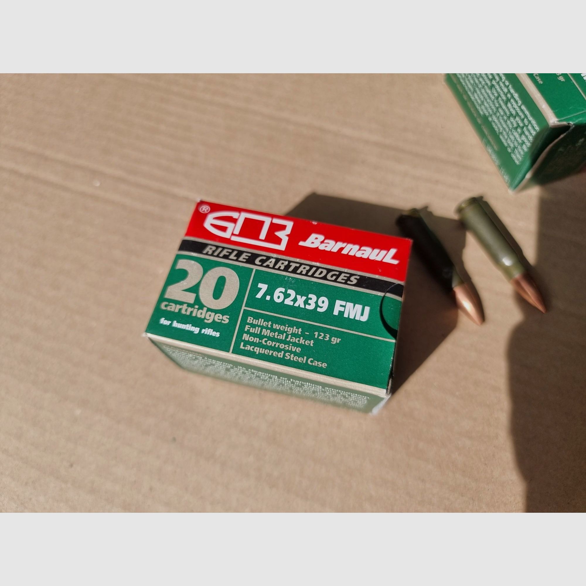 Munition Bernaul 7,62x39 FMJ - nicht korresiv! - 682 Schuss 