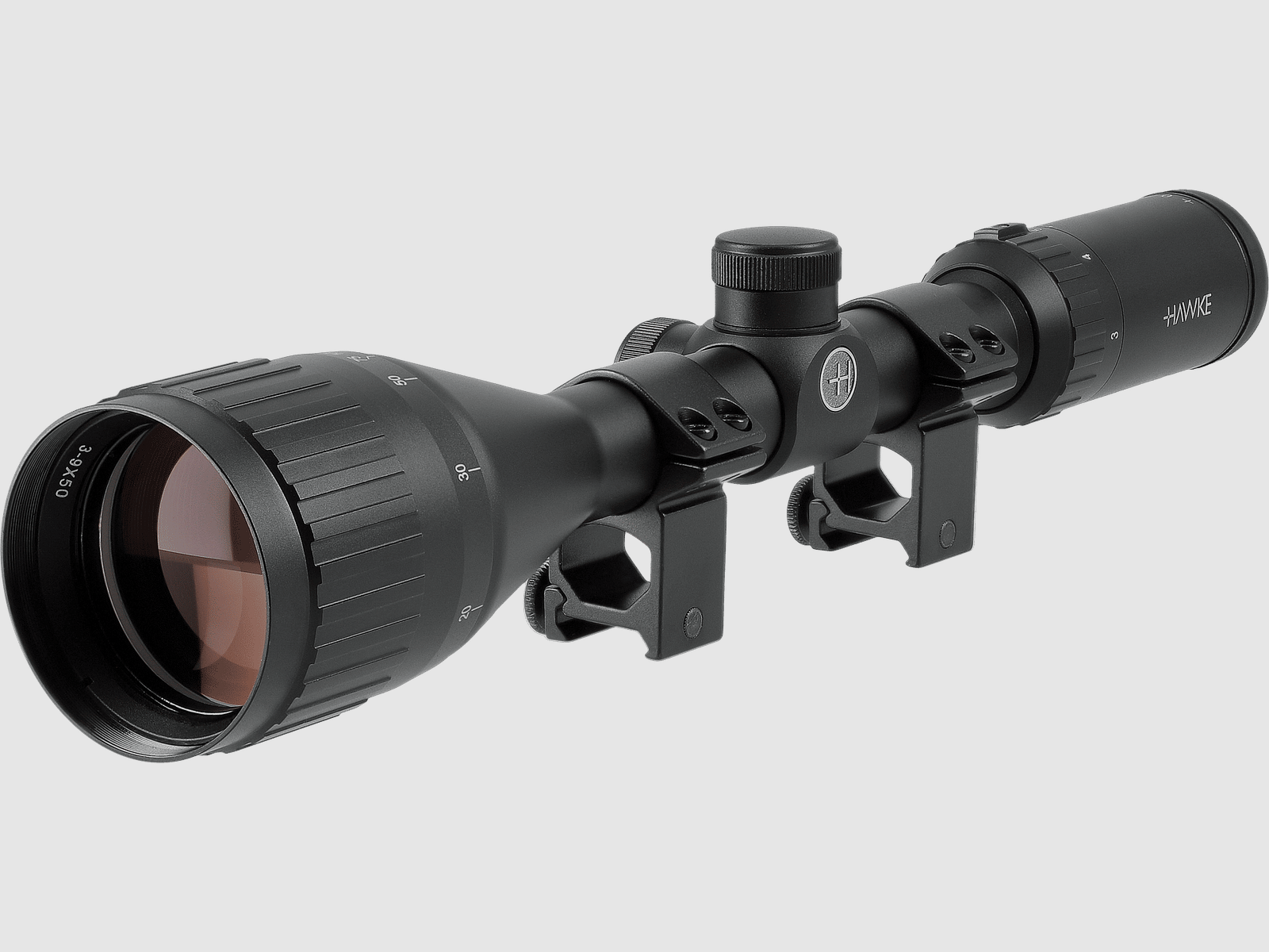 Hawke Fast Mount 3-9x50 AO (Mil Dot) - 1/4 MOA