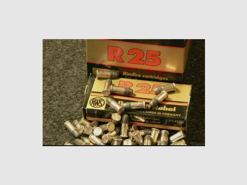 RWS R25 rimfire cartridge .22 short