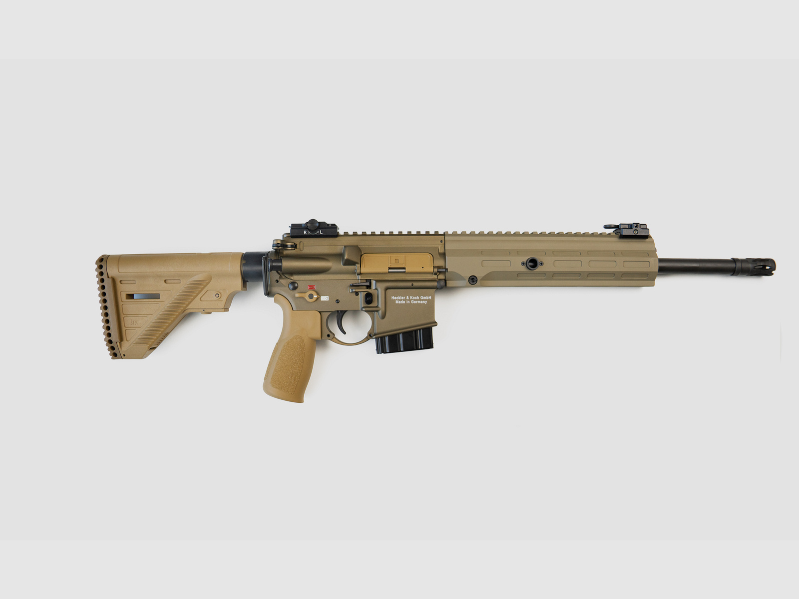 Heckler & Koch MR223 Sport, sand, 14,5", Kaliber .223Rem || halbautomatische Büchse