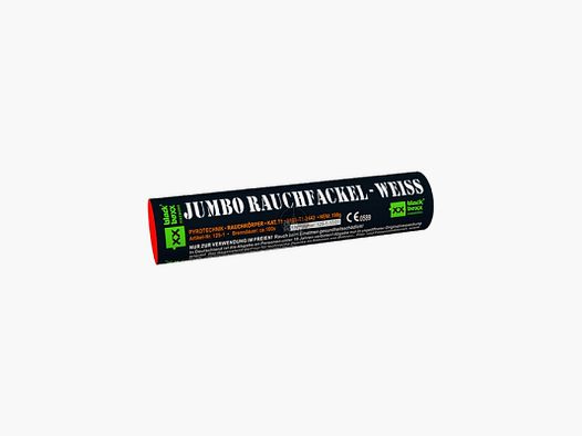 Blackboxx Jumbo Rauchfackel 100 Sek. - Weiß