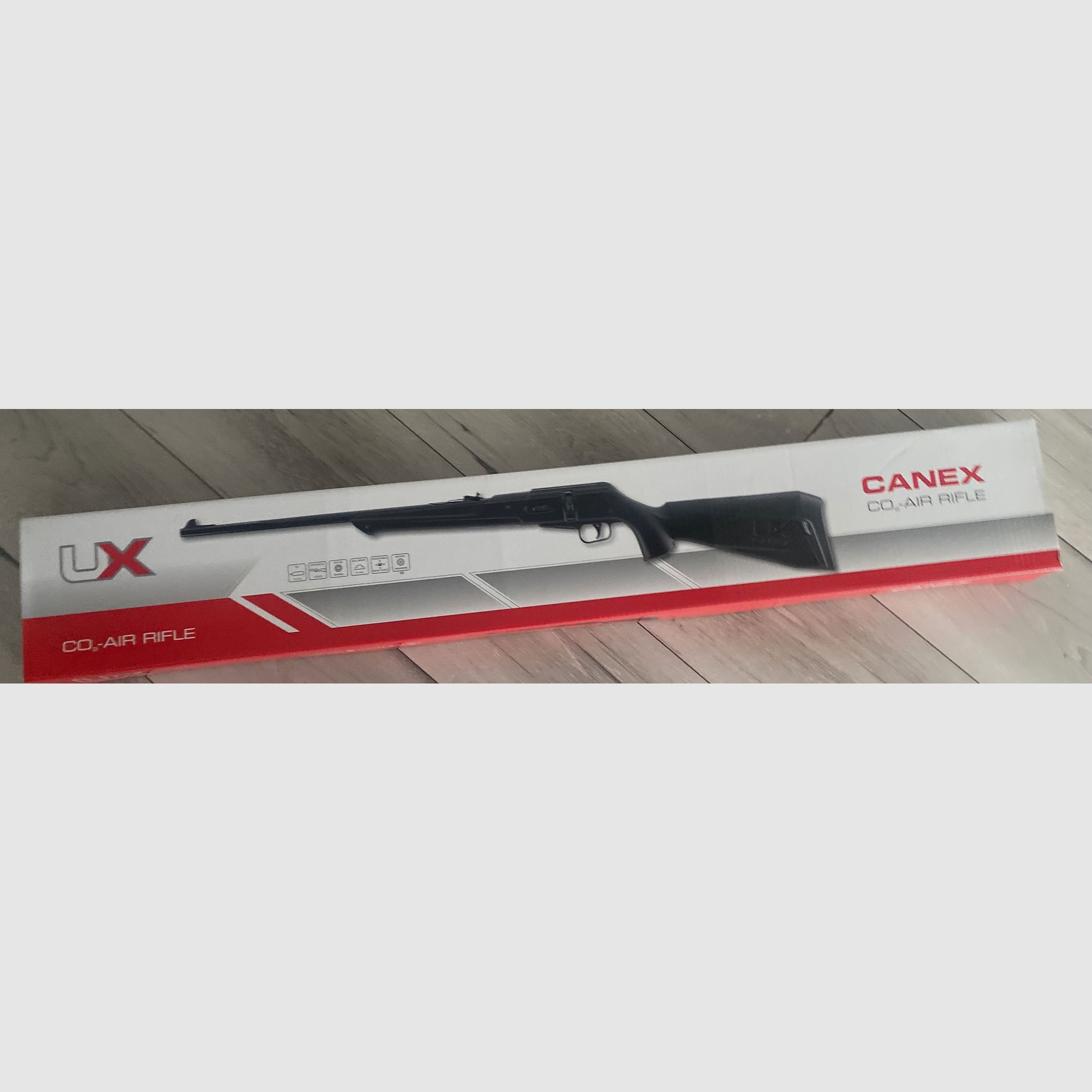 CO2 rifle UX Canex 4,5 mm diabolo