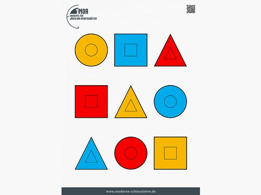 Dot Drill Tarcza strzelecka w formacie pionowym