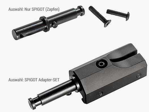 GRS SPIGOT Zweibein-Montage Nur SPIGOT (Zapfen)