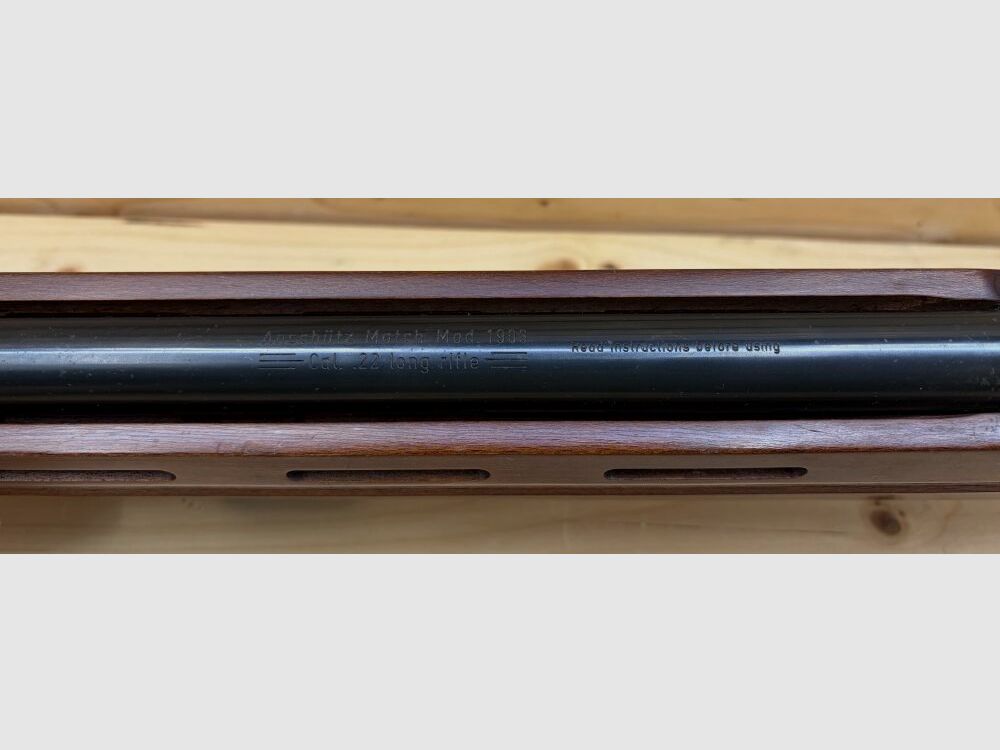 Einzelladerbüchse Anschütz Mod.: 1903 Kal.: .22lr mit Diopter / Matchgewehr .22lr
