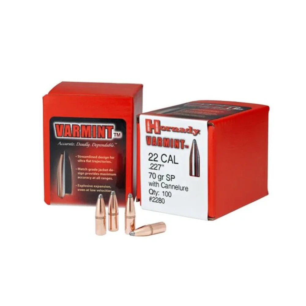 BULLE HORNADY 30 CAL .308 110 GR SP (100)