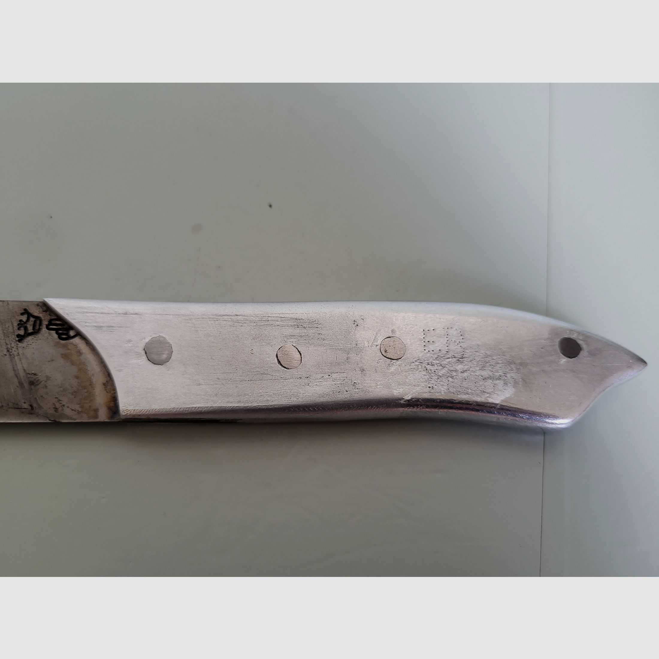 2 WK - WW cuchillo - cuchillo de soldado arte de trinchera - años 1940