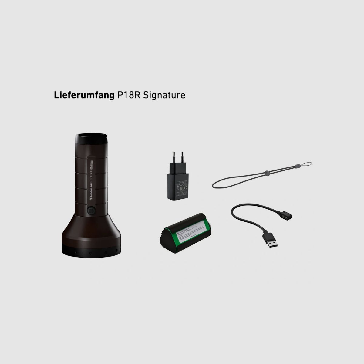 LEDLENSER Taschenlampe P18R Signature