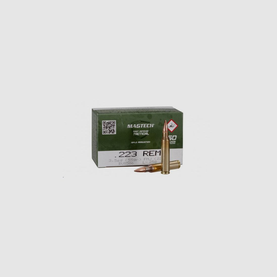 MAGTECH TACTICAL .223REM - FMJ 55GRS. - 50 PATRONEN