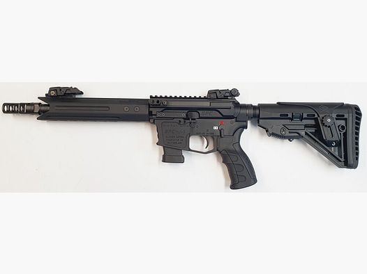 GWMH AG Selbstladebüchse GWMH SPC-SPORTER A4 10" (SWISS PISTOL CARBINE) BLACK Kal..45ACP AR15 Glock Magazin