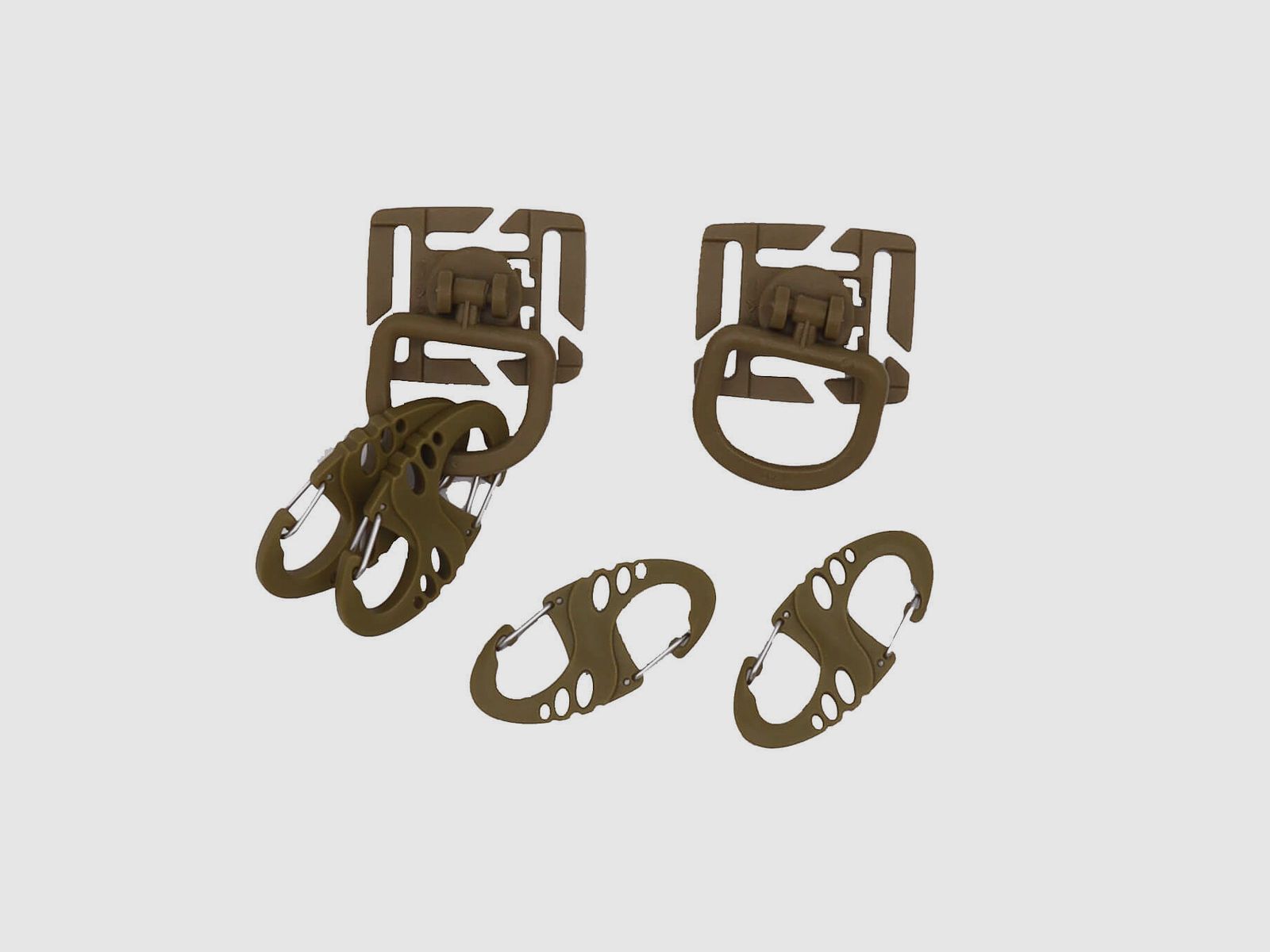 Tactical Set Ultimate S-Carabiner - Coyote Tan