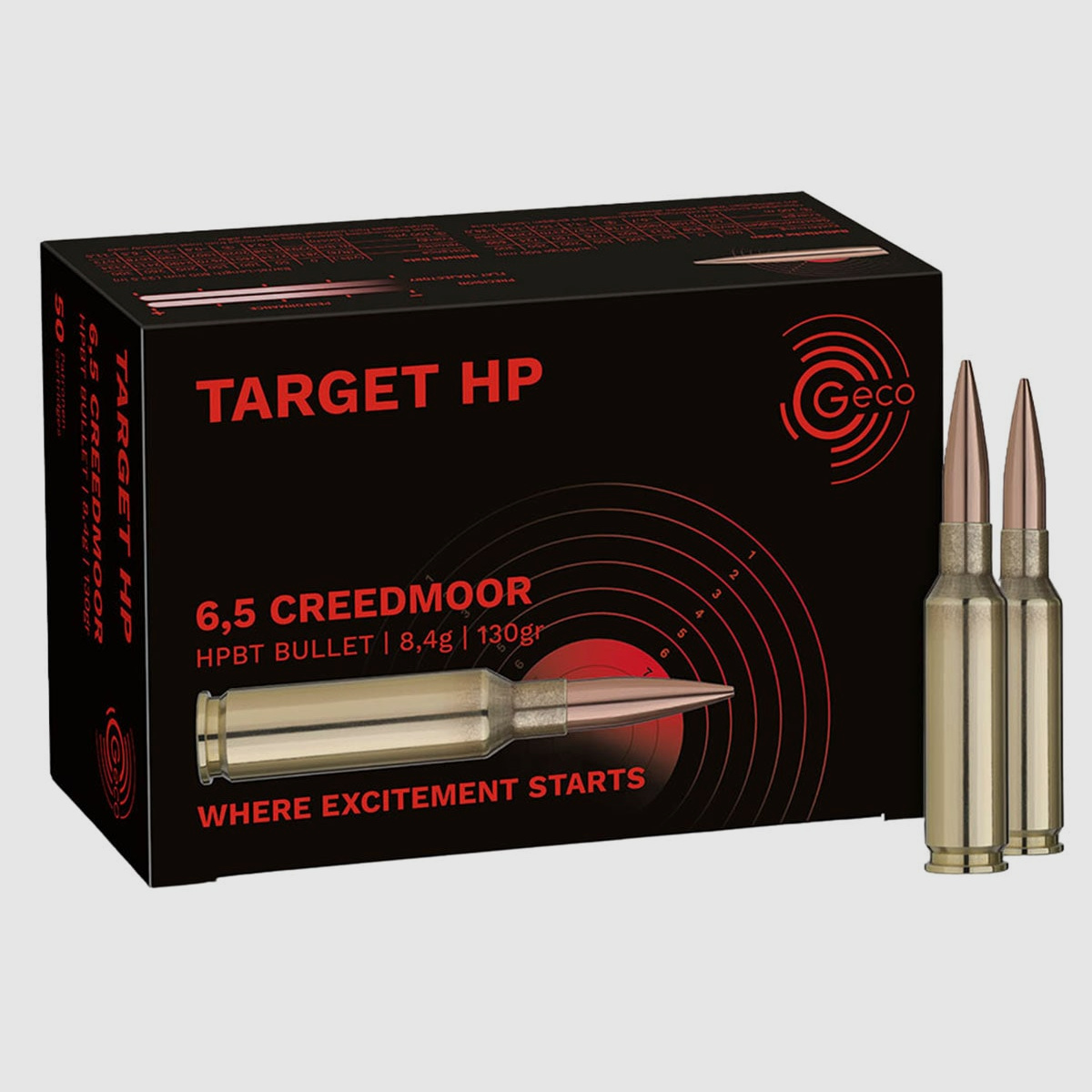 Geco 6,5x55SE Target HP 8,4g - 130gr 50er Pck.