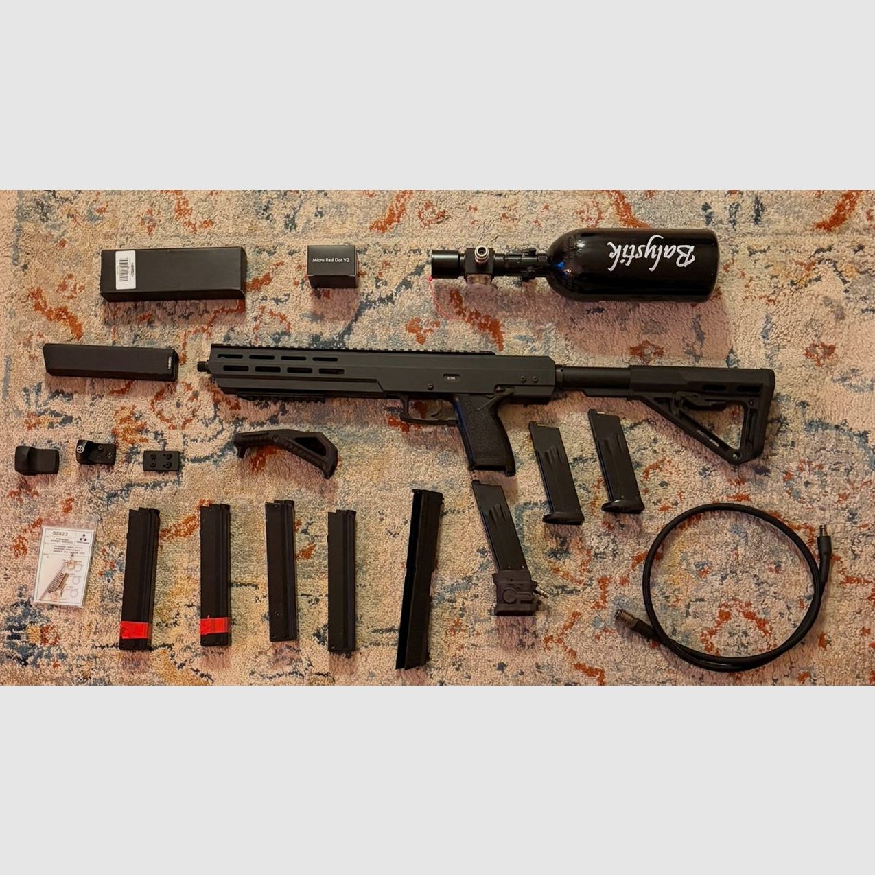SSX303 met HPA-kit en SSX23 slide